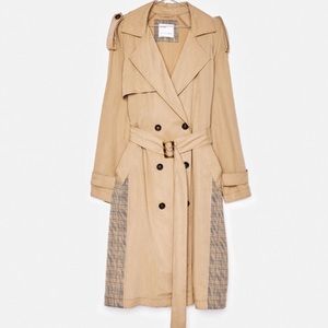 Trench Coat Raincoat by Bershka of Spain